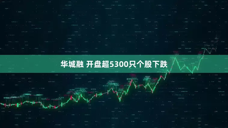华城融 开盘超5300只个股下跌